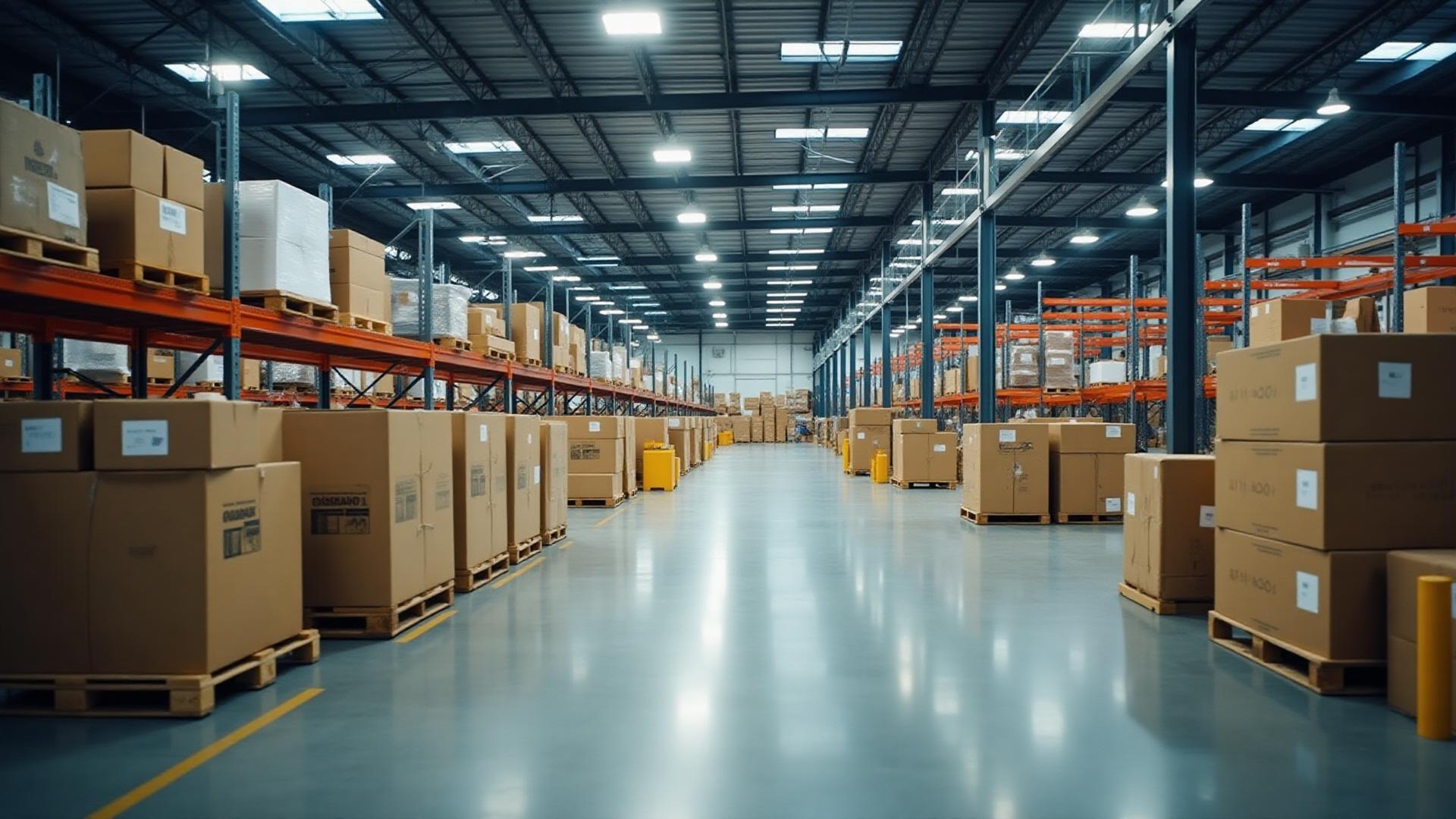 Warehouse being cleared of stock and equipment
